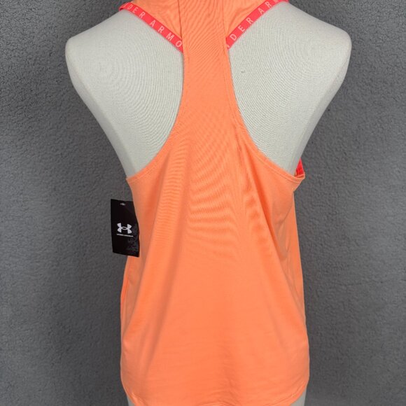 Under Armour Women's Knockout Novelty Tank Top Light Orange Small NWT's. - Picture 5 of 12